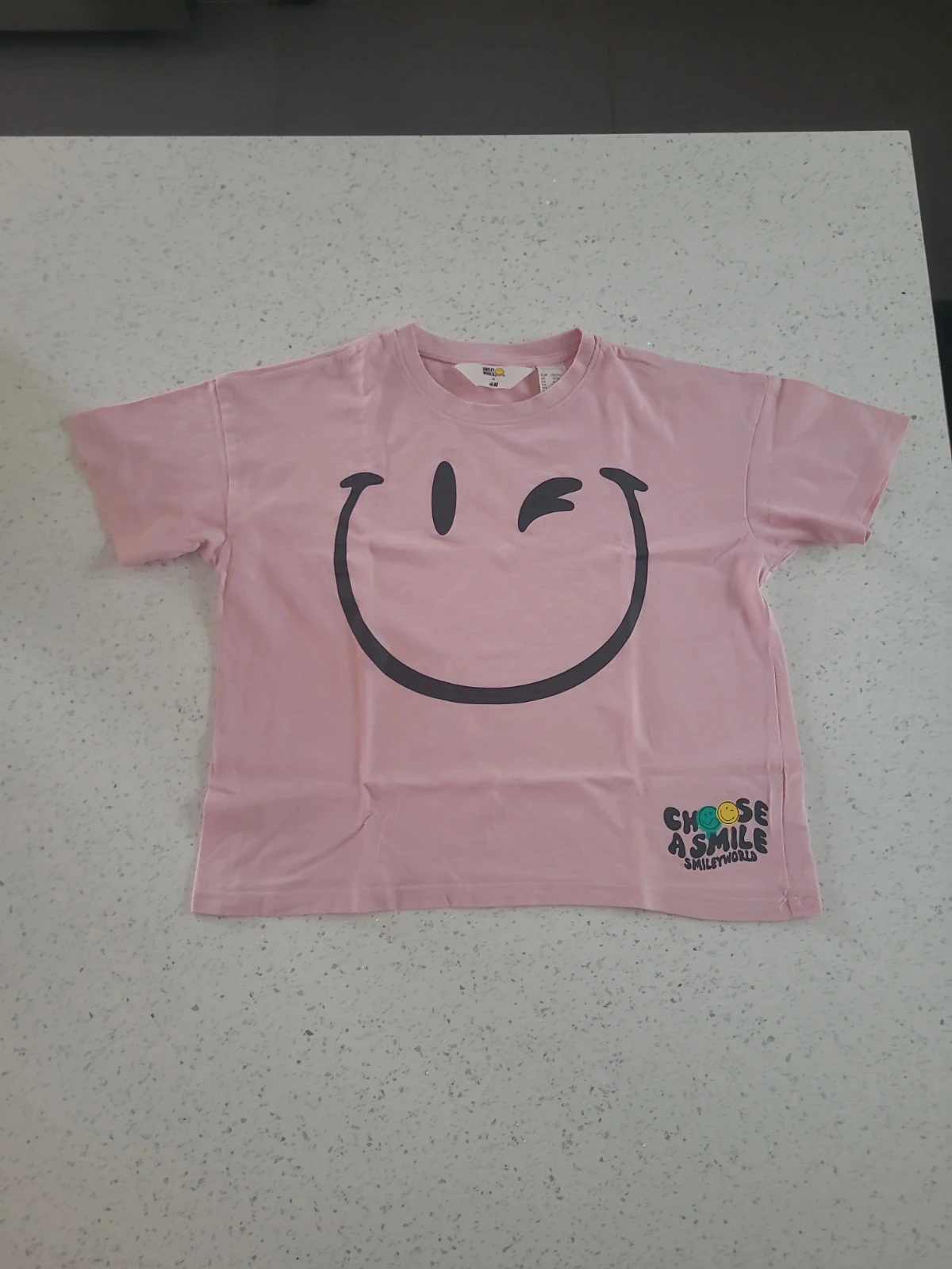 Tee-shirt Smiley fille